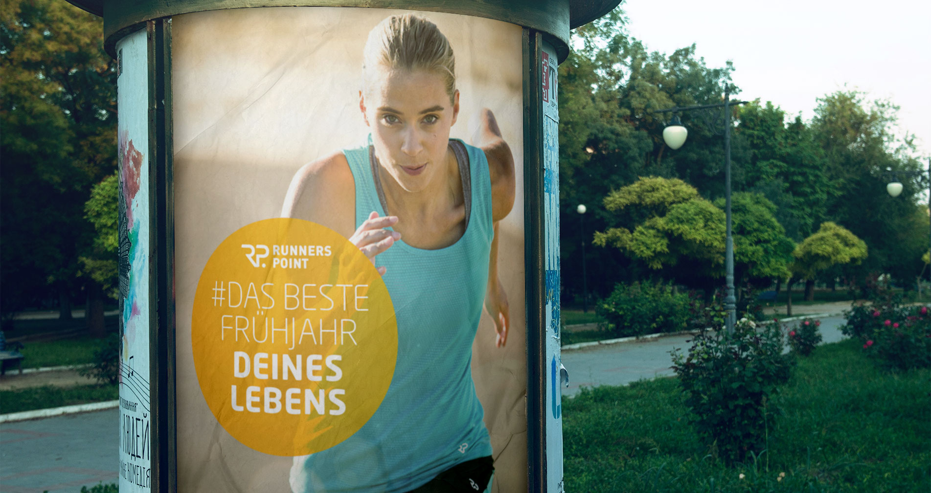 Runners Point 360° communication campaign