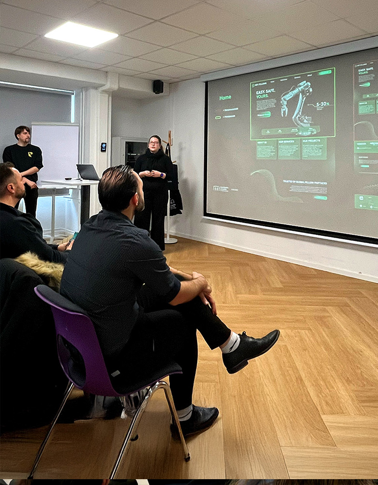 presentation of webdesign toward the client