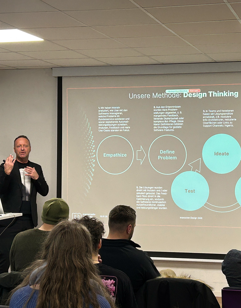 presentation of the professor